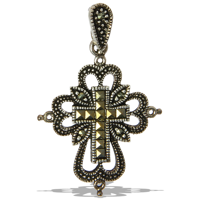 SKU 20966 - a Marcasite Pendants Jewelry Design image