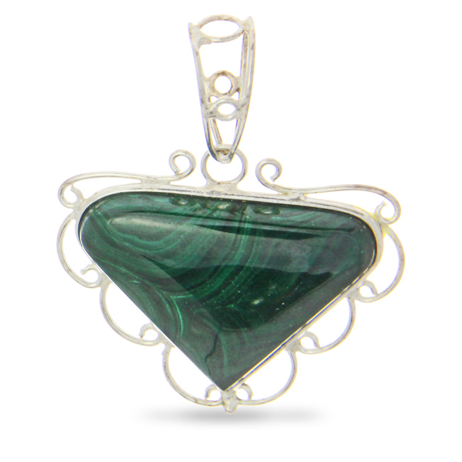 SKU 21001 - a Malachite Pendants Jewelry Design image