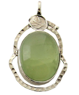 SKU 21144 - a Prehnite Pendants Jewelry Design image