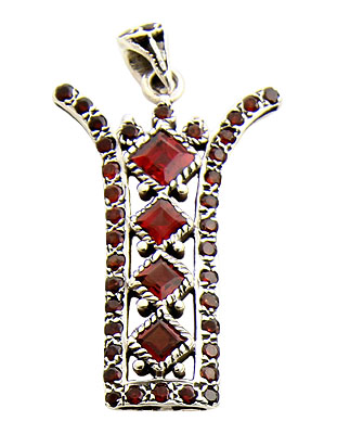 SKU 21156 - a Garnet Pendants Jewelry Design image