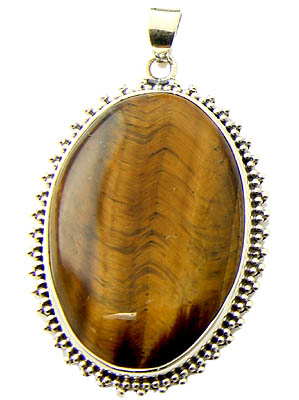 SKU 21166 - a Tiger eye Pendants Jewelry Design image