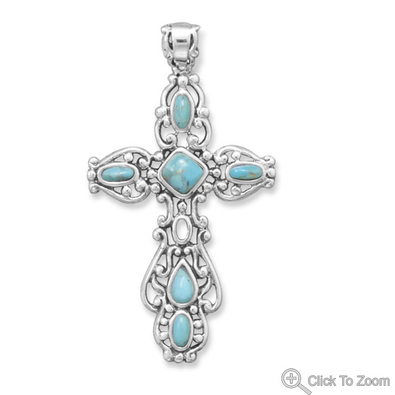 SKU 22061 - a Turquoise pendants Jewelry Design image