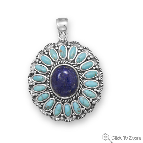 SKU 22062 - a Turquoise pendants Jewelry Design image