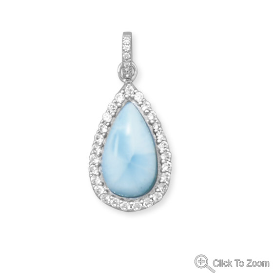 SKU 22069 - a Larimar pendants Jewelry Design image