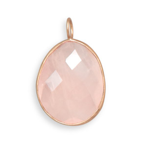 SKU 22081 - a Rose Quartz pendants Jewelry Design image