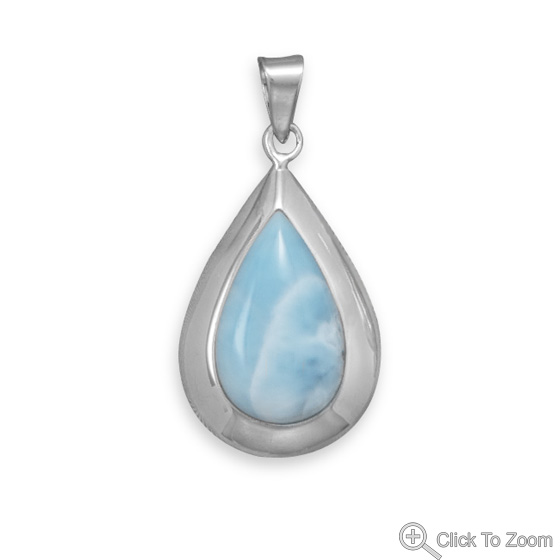 SKU 22088 - a Larimar pendants Jewelry Design image