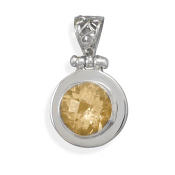 SKU 22099 - a Citrine pendants Jewelry Design image