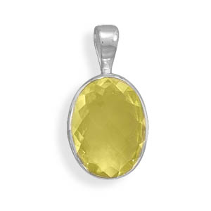 SKU 22122 - a Lemon Quartz pendants Jewelry Design image