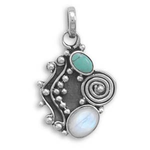SKU 22124 - a Chalcedony pendants Jewelry Design image