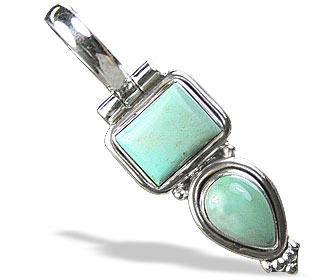 SKU 3006 - a Turquoise Pendants Jewelry Design image
