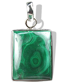 SKU 3009 - a Malachite Pendants Jewelry Design image