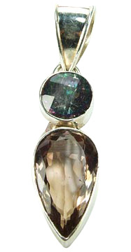 SKU 5055 - a Mystic quartz Pendants Jewelry Design image