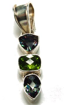 SKU 5057 - a mystic quartz Pendants Jewelry Design image