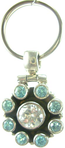 SKU 5183 - a Blue Topaz Pendants Jewelry Design image