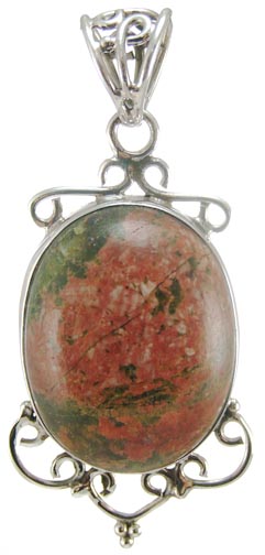 SKU 5237 - a Unakite Pendants Jewelry Design image