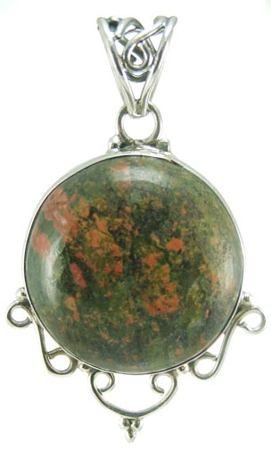 SKU 5238 - a Unakite Pendants Jewelry Design image