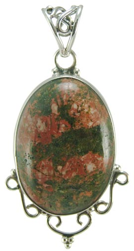SKU 5239 - a Unakite Pendants Jewelry Design image