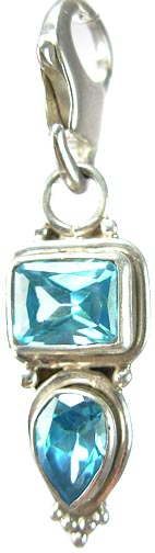 SKU 5257 - a Blue Topaz Pendants Jewelry Design image