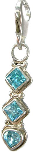SKU 5295 - a Blue Topaz Pendants Jewelry Design image