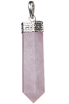 SKU 628 - a Rose quartz Pendants Jewelry Design image