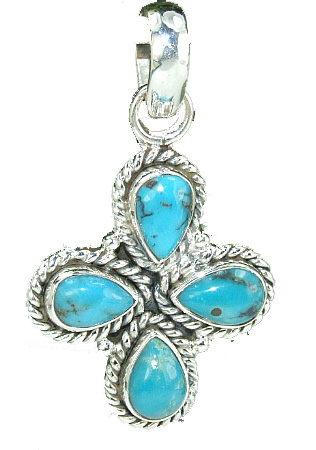 SKU 6396 - a Turquoise Pendants Jewelry Design image