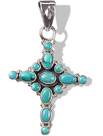 SKU 6401 - a Turquoise Pendants Jewelry Design image