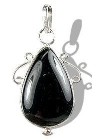SKU 6512 - a Onyx Pendants Jewelry Design image
