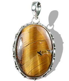 SKU 668 - a Tiger eye Pendants Jewelry Design image