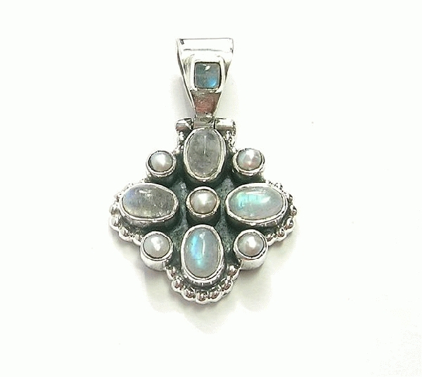 SKU 6886 - a Moonstone Pendants Jewelry Design image