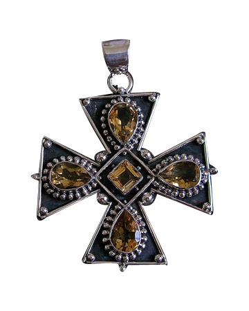 SKU 6923 - a Citrine Pendants Jewelry Design image