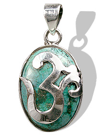 SKU 6982 - a Turquoise Pendants Jewelry Design image
