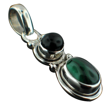 SKU 6995 - a Malachite Pendants Jewelry Design image