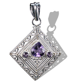 SKU 7052 - a Amethyst Pendants Jewelry Design image