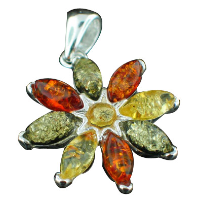 SKU 7119 - a Amber Pendants Jewelry Design image