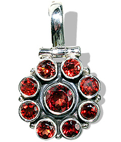 SKU 713 - a Garnet Pendants Jewelry Design image