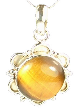 SKU 714 - a Tiger eye Pendants Jewelry Design image