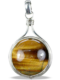 SKU 725 - a Tiger eye Pendants Jewelry Design image