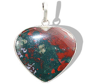 SKU 7262 - a Bloodstone Pendants Jewelry Design image