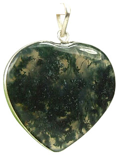 SKU 7275 - a Moss Agate Pendants Jewelry Design image