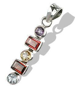 SKU 7286 - a Garnet Pendants Jewelry Design image