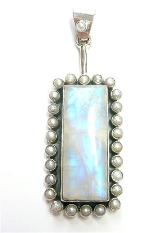 SKU 7304 - a Moonstone Pendants Jewelry Design image
