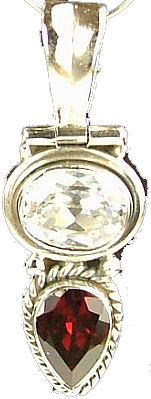 SKU 731 - a Garnet Pendants Jewelry Design image