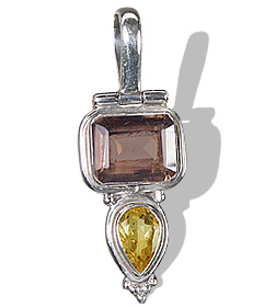 SKU 7328 - a Citrine Pendants Jewelry Design image