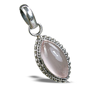 SKU 7333 - a Rose quartz Pendants Jewelry Design image
