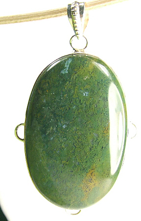 SKU 7338 - a Moss agate Pendants Jewelry Design image