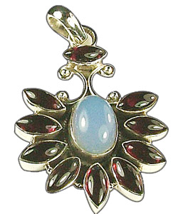 SKU 735 - a Garnet Pendants Jewelry Design image