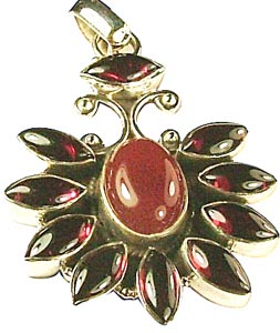 SKU 750 - a Garnet Pendants Jewelry Design image