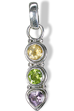 SKU 753 - a Multi-stone Pendants Jewelry Design image