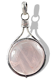 SKU 760 - a Rose quartz Pendants Jewelry Design image