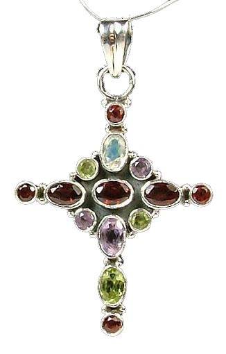 SKU 767 - a Multi-stone Pendants Jewelry Design image
